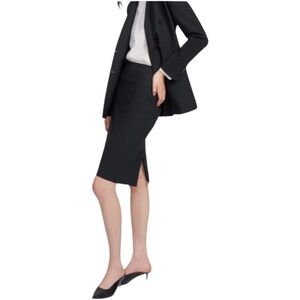 PURSUITS Black Pencil Skirt